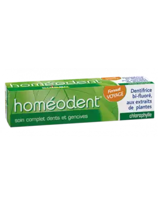Boiron Homéodent Soin Complet Dents Et Gencives Pâte Dentifrice Chlorophylle Format Voyage T/25ml à Puy-en-Velay