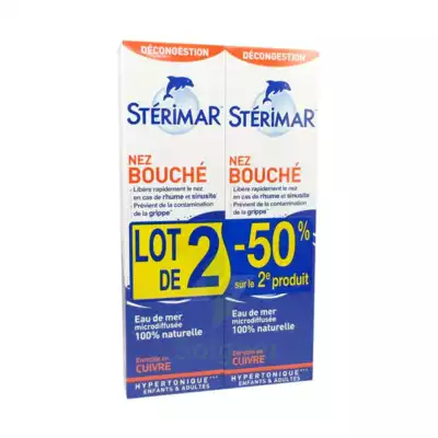 Stérimar Nez Bouché Solution Nasale Adulte 2fl Pulv/100ml à Puy-en-Velay