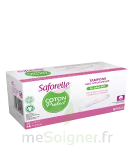 Saforelle Coton Protect Tampon Avec Applicateur Normal B/16 à Puy-en-Velay