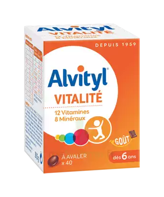 Alvityl Vitalité à Avaler Comprimés B/40 à Puy-en-Velay